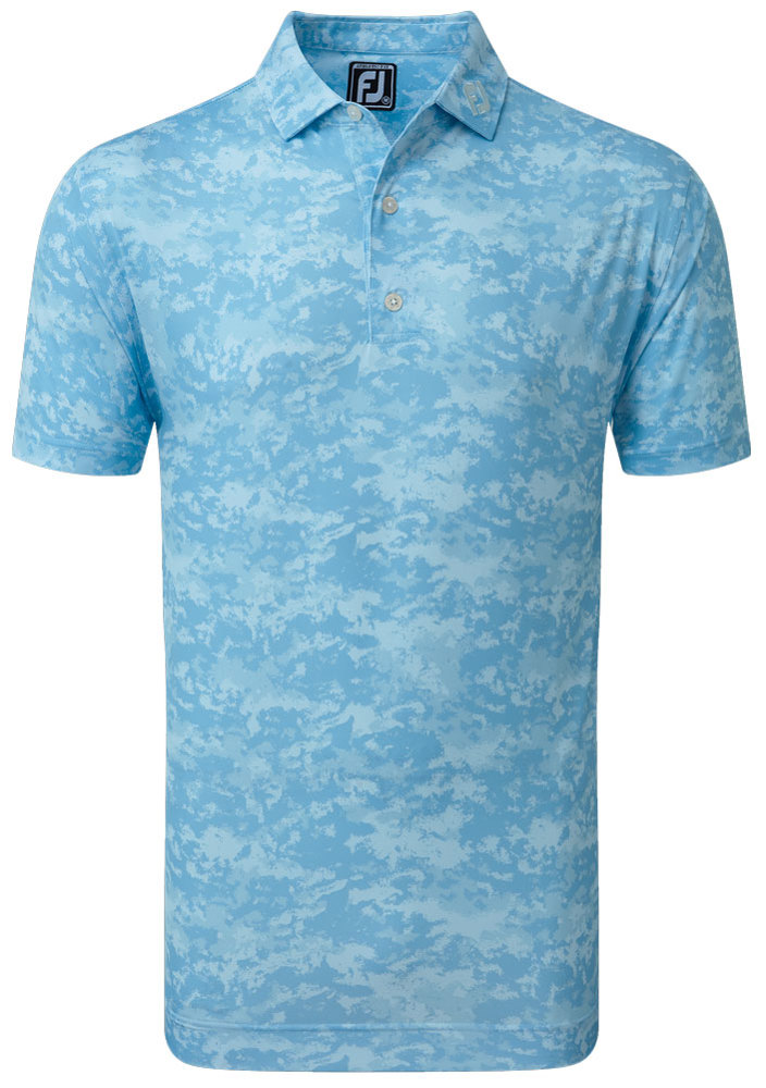 FootJoy Mens Cloud Camo Lisle Polo Shirt
