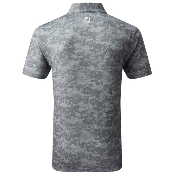 FootJoy Mens Cloud Camo Lisle Polo Shirt - Golfonline