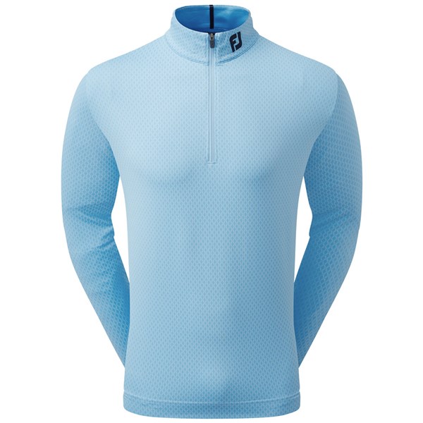 FootJoy Mens Tonal Print Knit Chill-Out Pullover