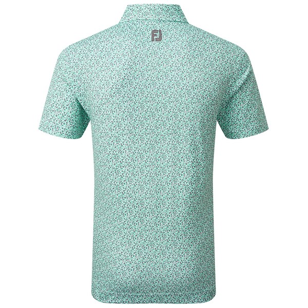 FootJoy Mens Confetti Print Pique Polo Shirt - Golfonline