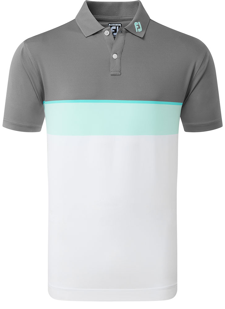 FootJoy Mens Colour Theory Lisle Polo Shirt - Golfonline
