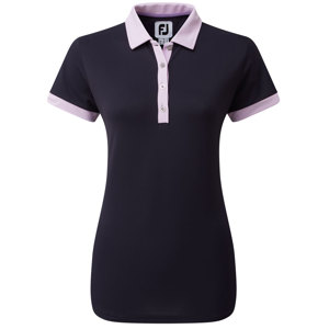 FootJoy Ladies Colour Block Pique Polo Shirt