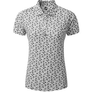FootJoy Ladies Floral Print Lisle Polo Shirt