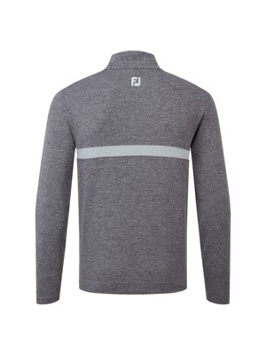 FootJoy Mens Inset Stripe Chill-Out Midlayer Pullover