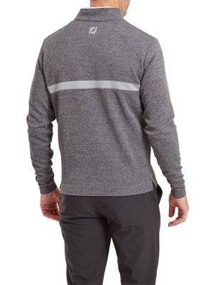 FootJoy Mens Inset Stripe Chill-Out Midlayer Pullover