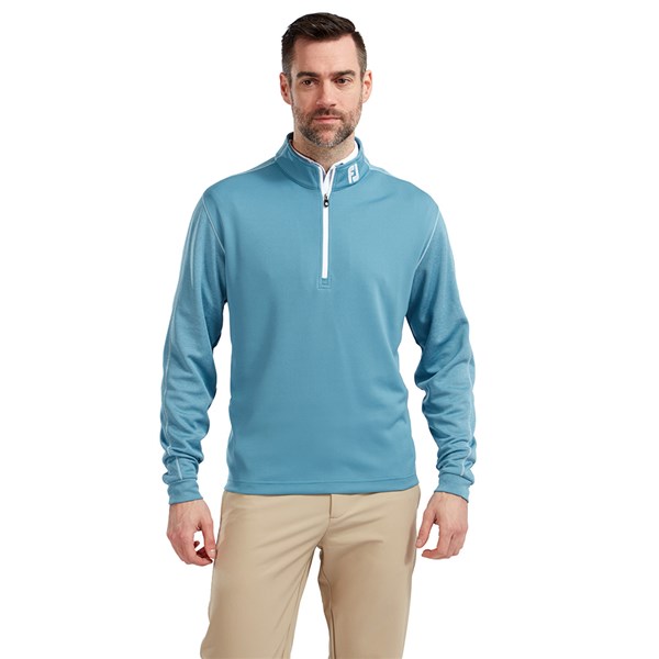 FootJoy Mens Tonal Heather Chill-Out Pullover - Golfonline