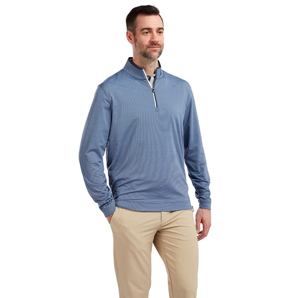 Footjoy Mens Microstripe Chill Out Pullover - Golfonline