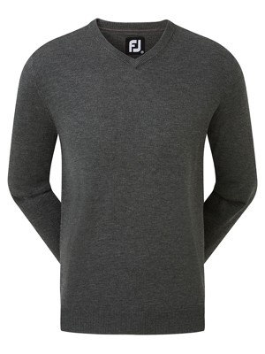 FootJoy Mens Wool Blend V-Neck Pullover