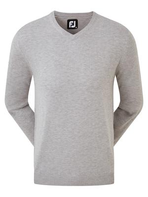 FootJoy Mens Wool Blend V-Neck Pullover
