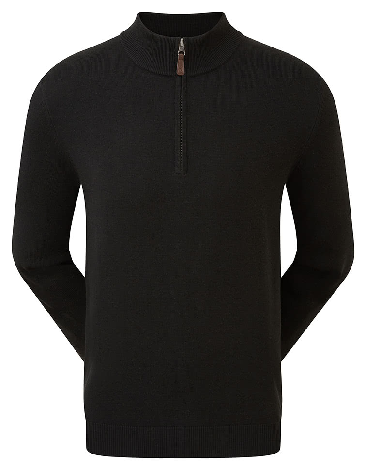 FootJoy Mens Wool Blend Half-Zip Pullover - Golfonline