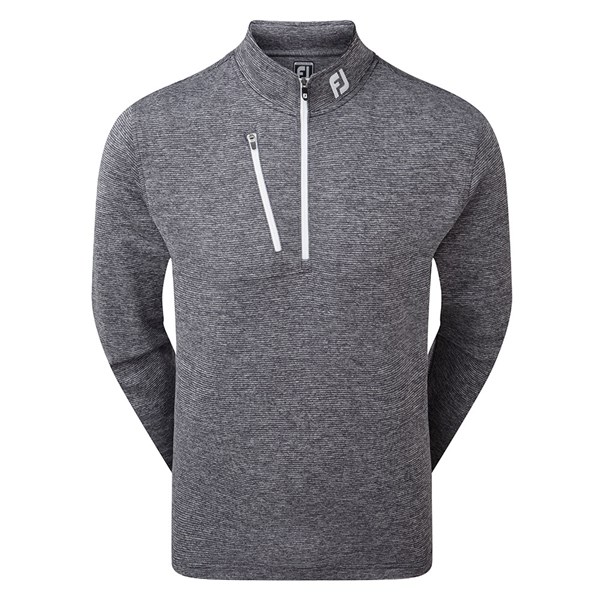 FootJoy Mens Heather Pinstripe Chill-Out Pullover 2019 - Golfonline