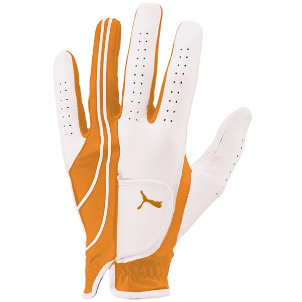 orange puma golf glove