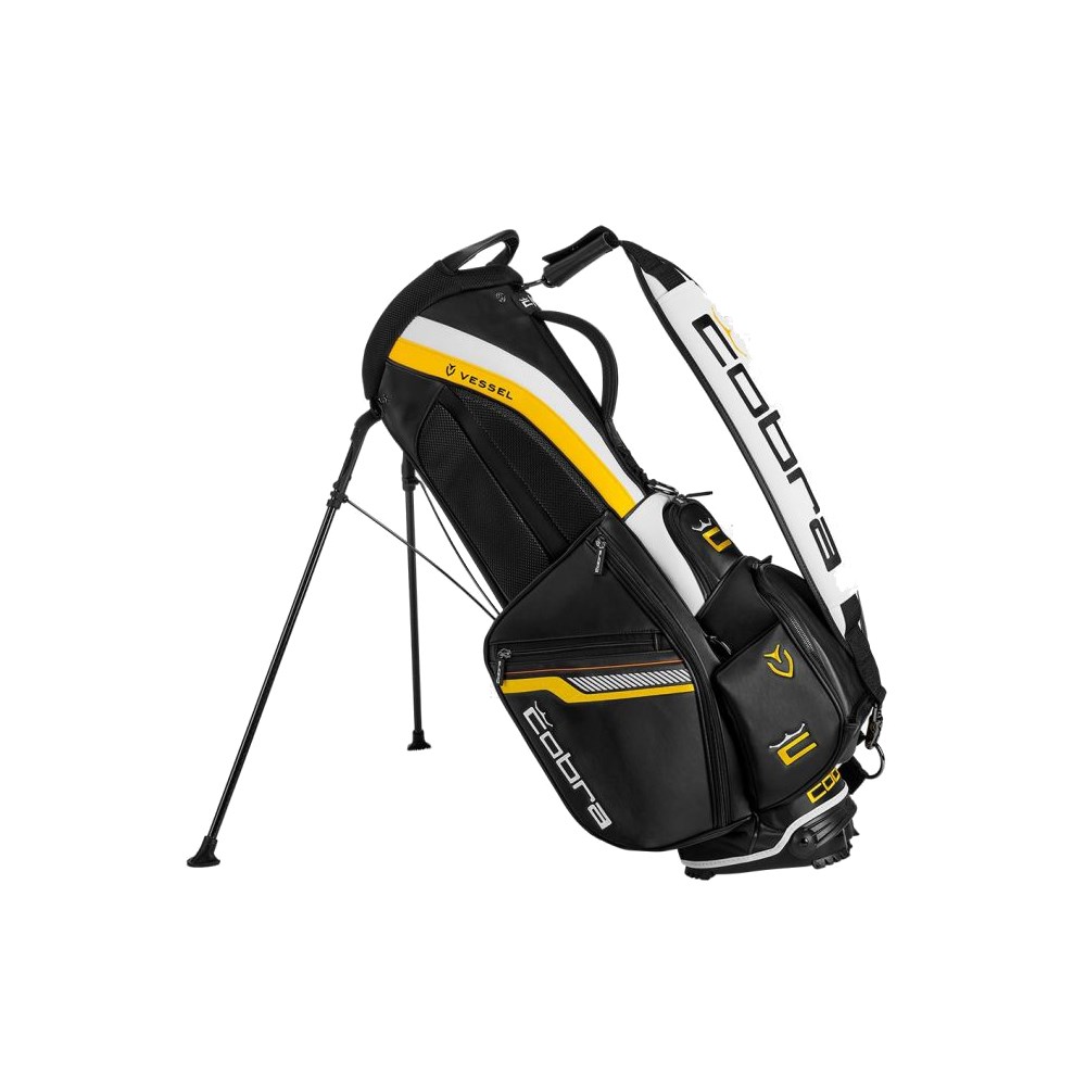 Lot sale - Vessel golf bag, custom golf bag and Taylormade cover heads.