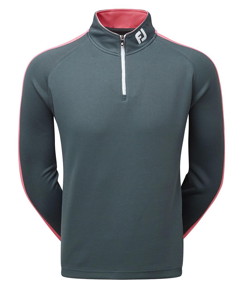 FootJoy Mens Textured ChillOut Quarter Zip Pullover