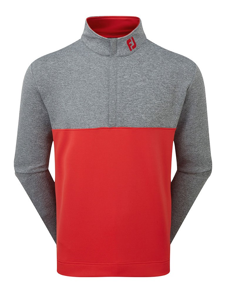 FootJoy Mens Jersey Knit Colour Block Chill Out Pullover - Golfonline