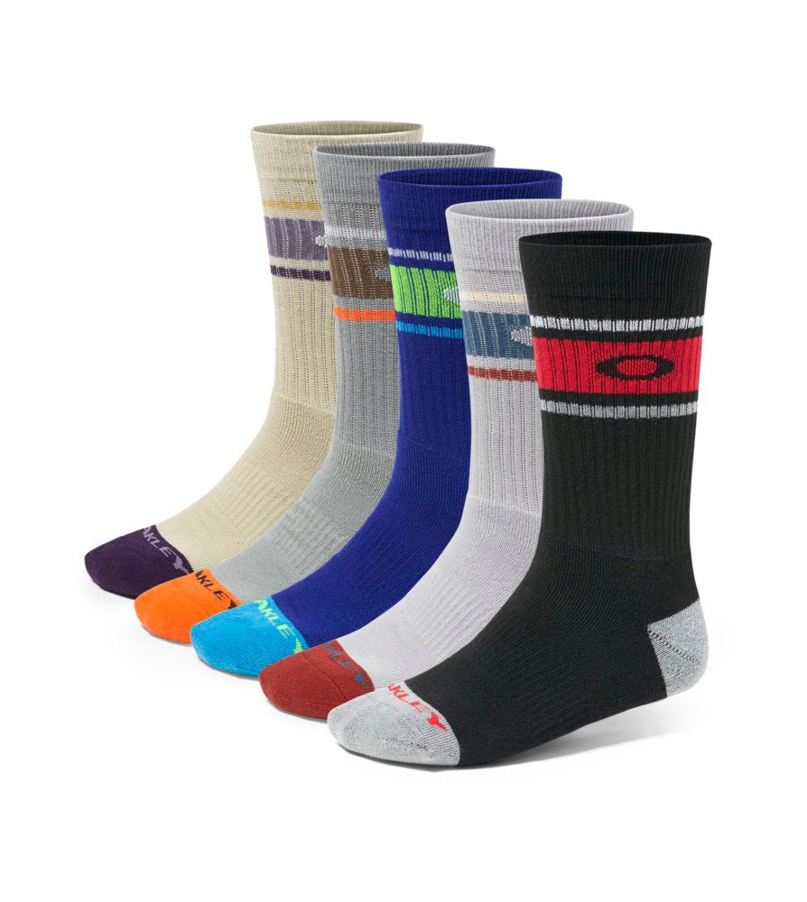 Oakley Performance Basic Crew Socks (5 Pack) | GolfOnline