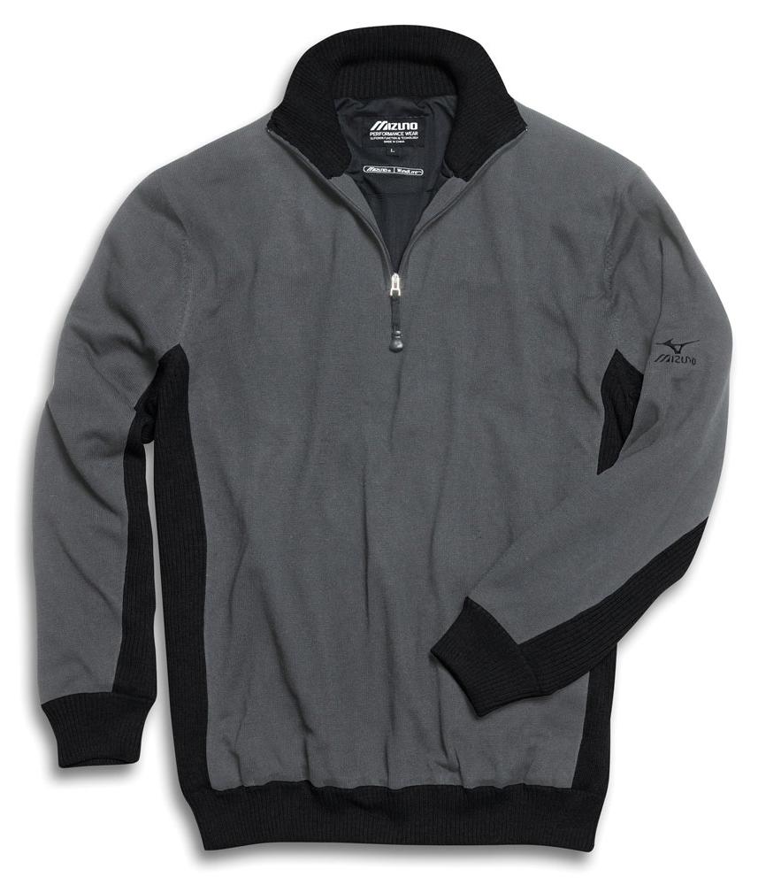 Mizuno Mens Windlite 1 4 Zip Neck Sweater Golfonline mizuno mens windlite 1 4 zip neck sweater golfonline