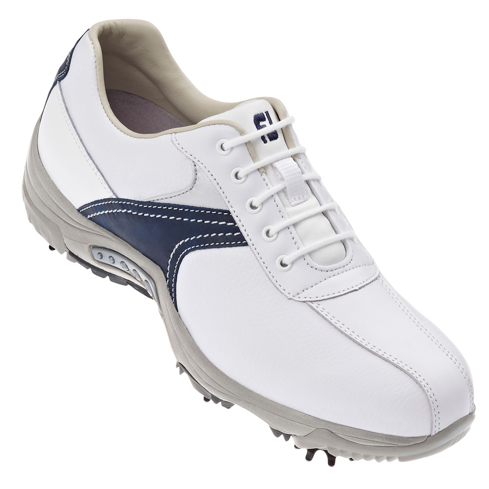 FootJoy Ladies Contour Series Golf Shoes (White Saddle/Navy) 2013
