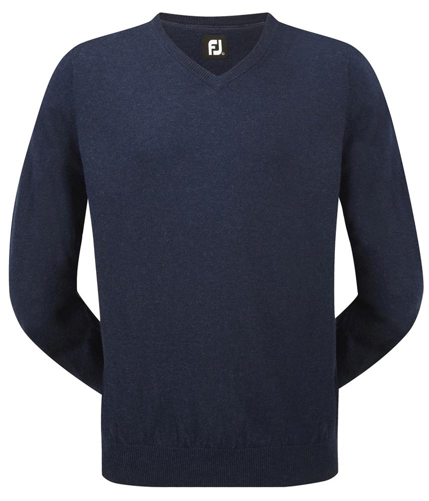 FootJoy Mens Lambswool V Neck Pullover