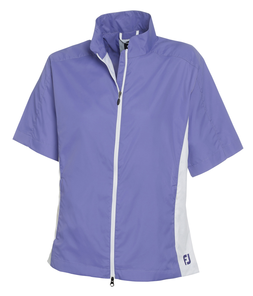 FootJoy Ladies Full Zip Short Sleeve Windshirt