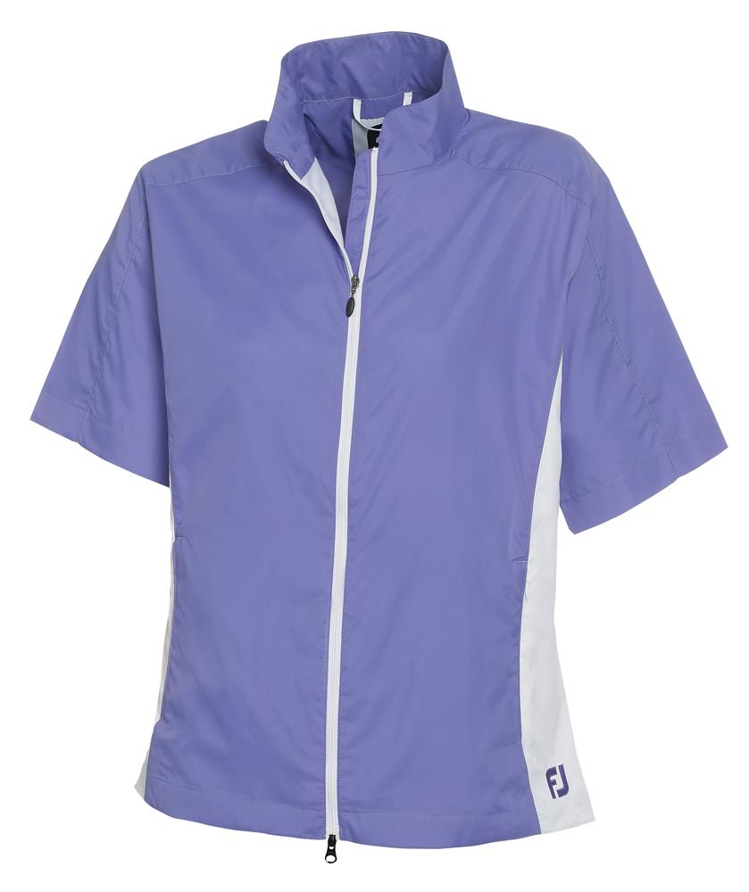 FootJoy Ladies Full Zip Short Sleeve Windshirt