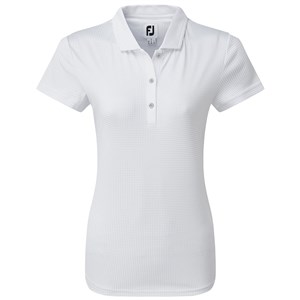 FootJoy Ladies Cap Sleeve Micro Interlock Dot Print Polo Shirt