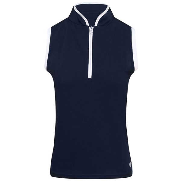 Pure Golf Ladies Bloom Sleeveless Polo Shirt - Golfonline