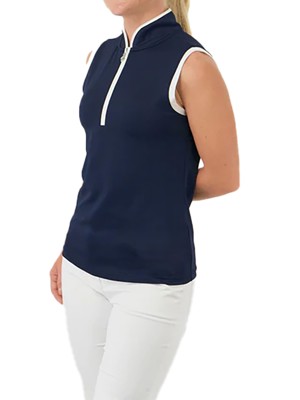 Pure Golf Ladies Bloom2 Sleeveless Polo Shirt