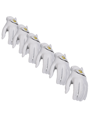 Bridgestone Tour Premium Leather Golf Gloves (6 Pack)