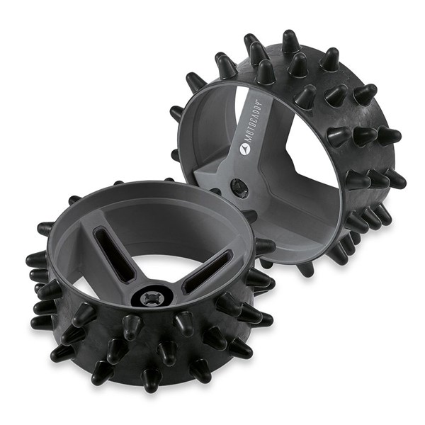 Motocaddy Hedgehog Winter Wheels (Pair) - Compatible with 28v Trolleys