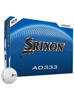 Srixon AD333 Pure White Golf Balls (12 Balls) 2026