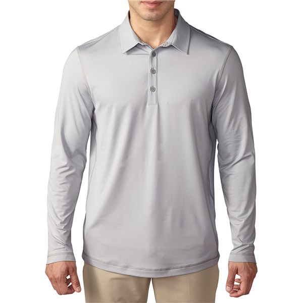 adidas Mens ClimaCool UPF Long Sleeve Polo Shirt | GolfOnline
