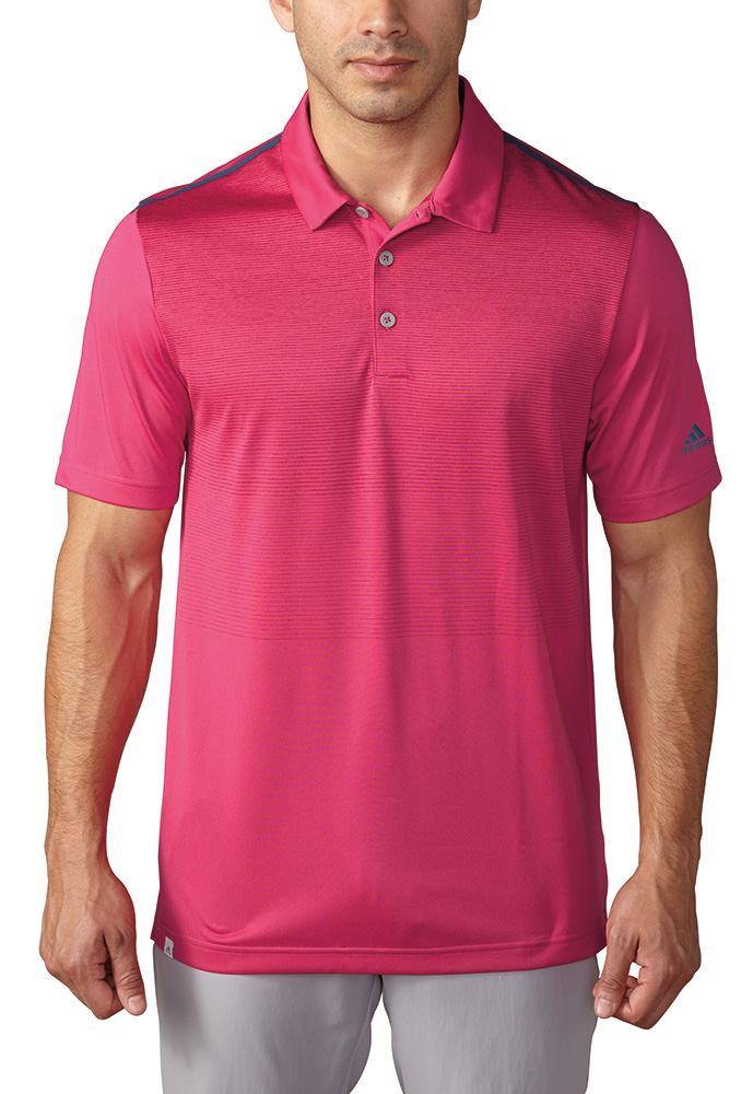  adidas  Mens climacool Ombre Stripe  Polo  Shirt GolfOnline