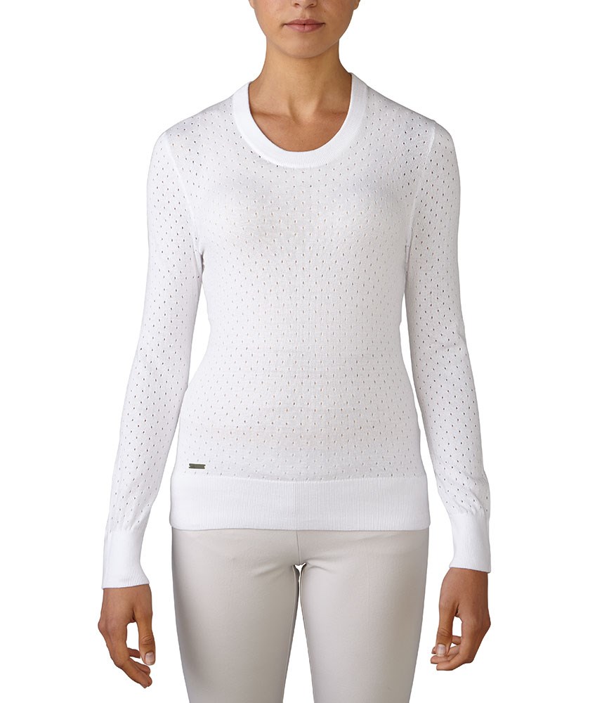 adidas Ladies Essentials Crew Neck Sweater | GolfOnline