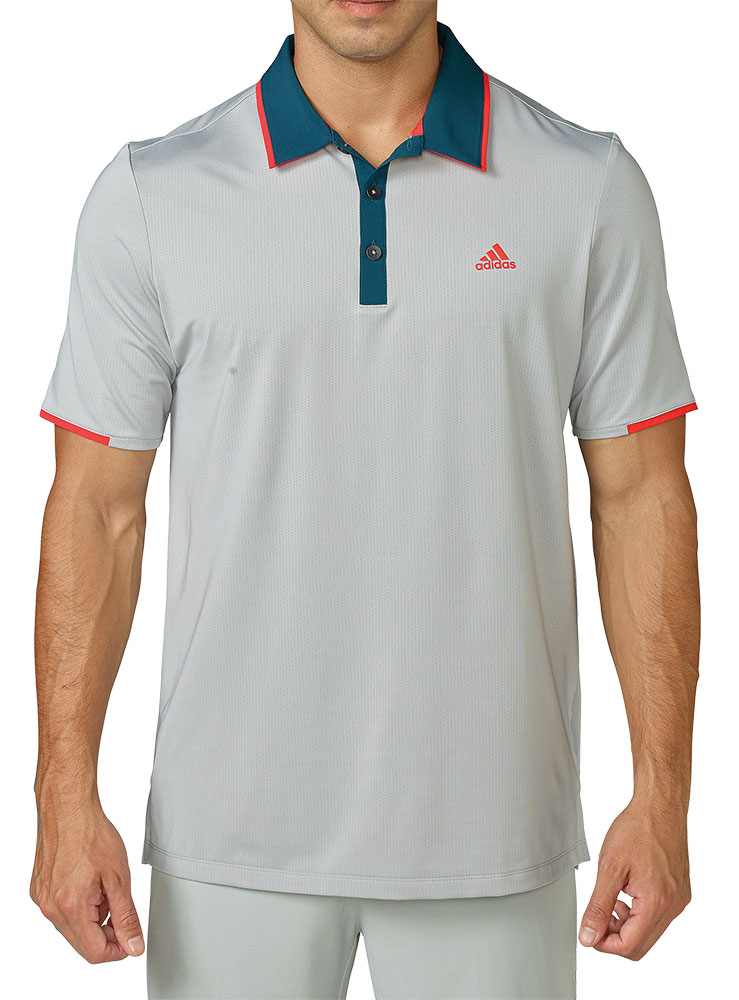 adidas Mens Climacool Tip Crestable Vented Polo Shirt | GolfOnline