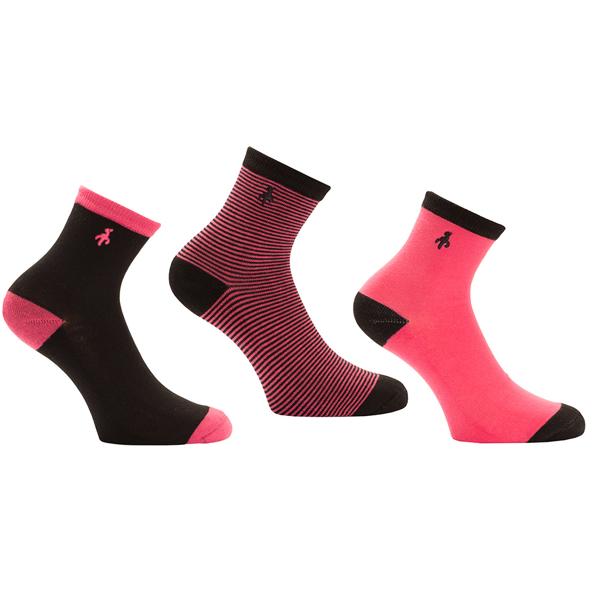 Green Lamb Ladies Helena Patterned Socks (3 Pack)