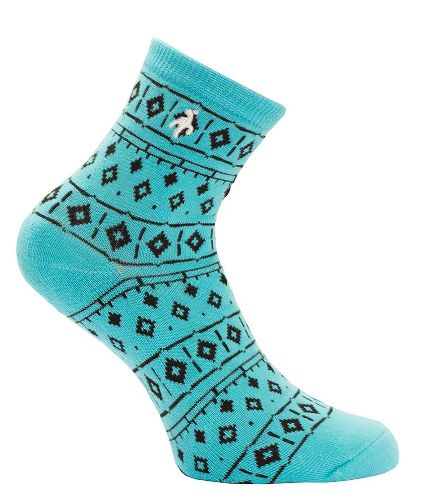 Green Lamb Ladies Hannah Patterned Socks (3 Pack)