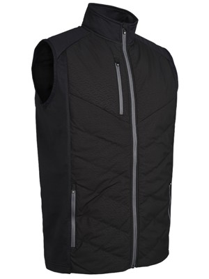Sunderland Mens Andorra Padded Bonded Thermal Golf Gilet