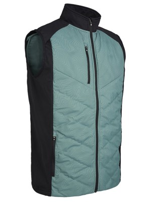 Sunderland Mens Andorra Padded Bonded Thermal Golf Gilet
