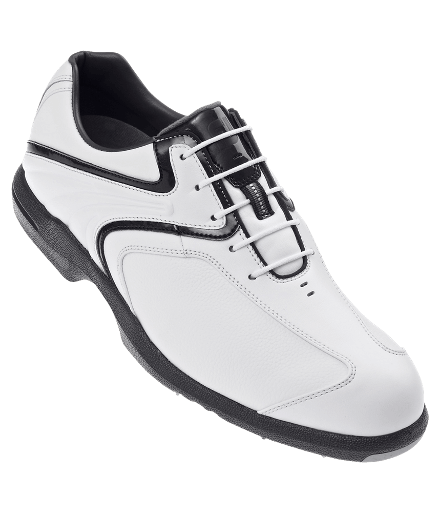 FootJoy Mens AQL Golf Shoes (White/White/Black) 2012 - Golfonline