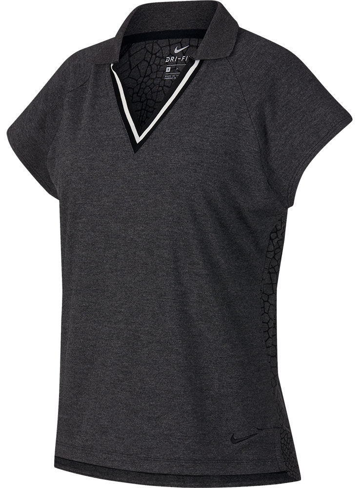 Nike Ladies Burnout Knit Polo Shirt - Golfonline