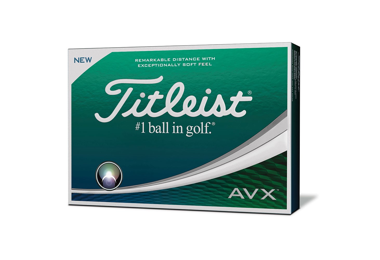 Titleist AVX White Golf Balls (12 Balls) 2019 - Golfonline