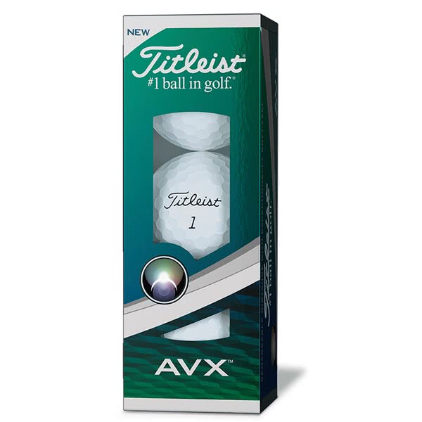 Titleist AVX White Golf Balls (12 Balls) 2019 - Golfonline