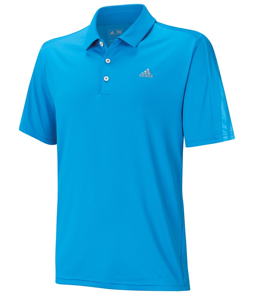 adidas Mens Sport Classic Deboss 3-Stripes Polo Shirt | GolfOnline