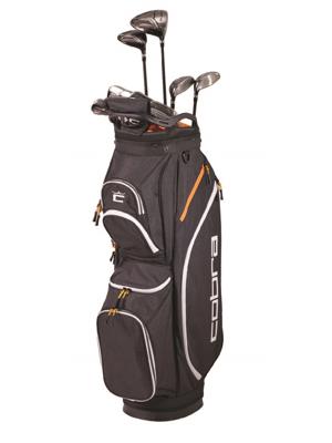 Cobra Mens Fly XL 11-Pc Golf Package Set (Steel/Graphite)