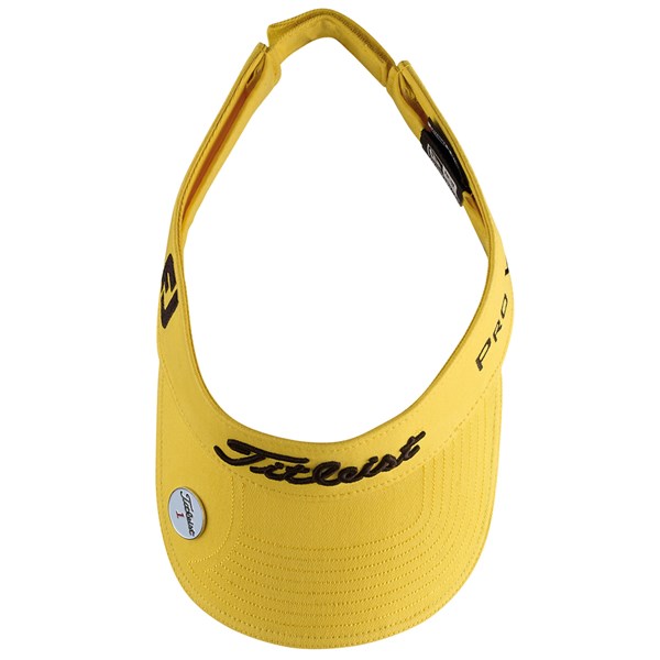 yellow golf visor