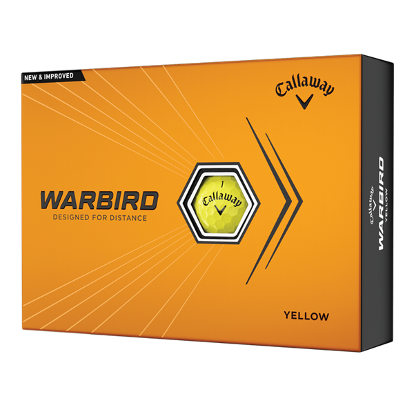 Callaway Warbird Yellow Golf Balls (12 Balls) 2023