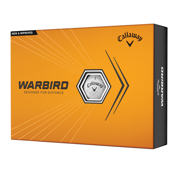 Logo Overrun - Callaway Warbird White Golf Balls (12 Balls) 2023