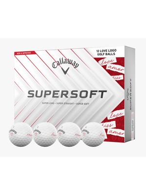 Limited Edition - Callaway SuperSoft Love Golf Balls (12 Balls)