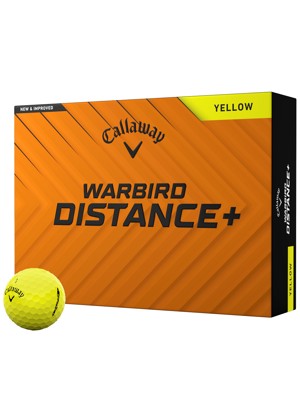 Callaway Warbird Distance + Yellow Golf Balls (12 Balls)